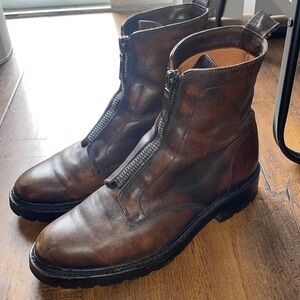 Frye Front Zip Boots
